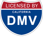 Licensed by the DMV